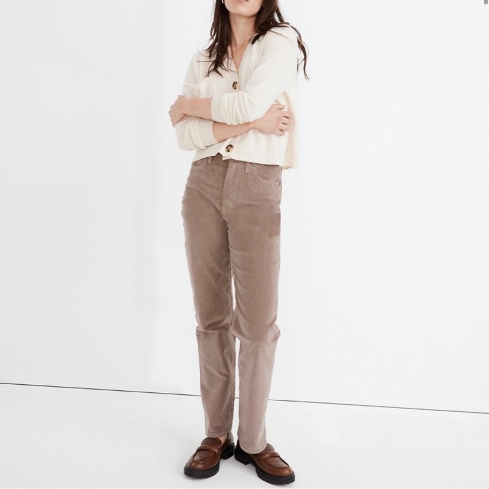 Madewell The Petite Perfect Vintage Straight Jean: Corduroy Edition
